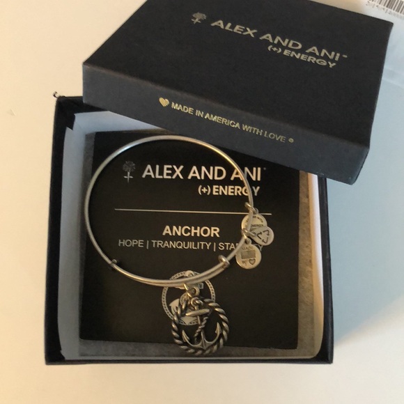 ALEX AND ANI Anchor Energy Bracelet - Picture 6 of 7